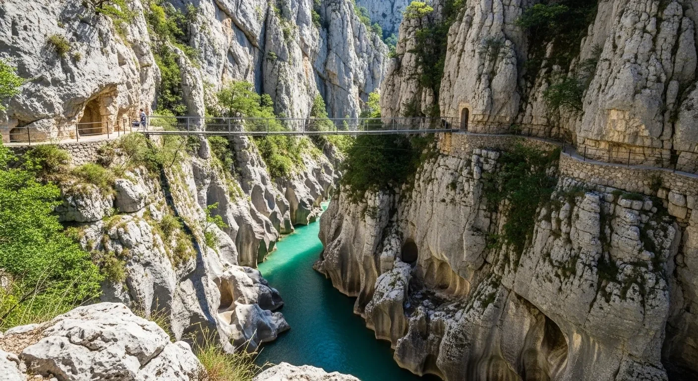 À 10 km d’Annecy, ce canyon de 25 000 ans reste le secret des locaux