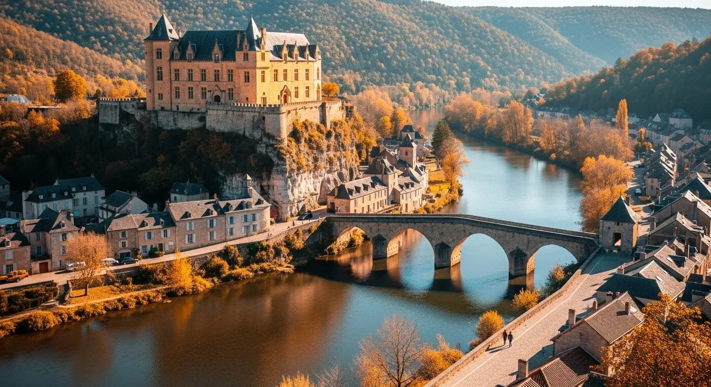 Ce village de 200 âmes cache un château du XIe siècle que Conques ignore