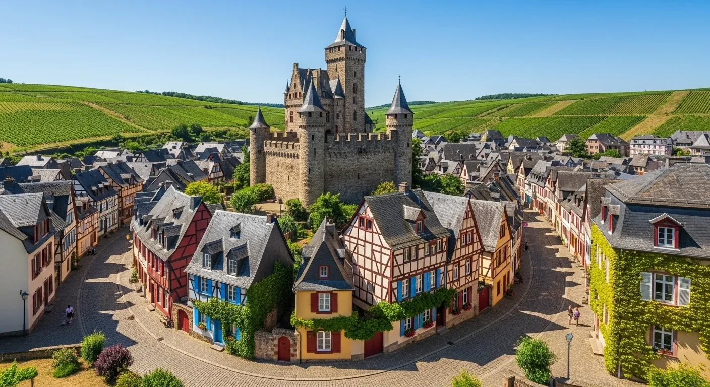 Le seul village alsacien où les ruelles forment des cercles autour d’un château