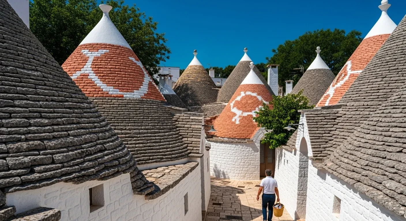 Ce village italien de 1 620 maisons rondes fut bâti pour échapper à l’impôt